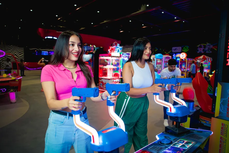 Arcade games floor